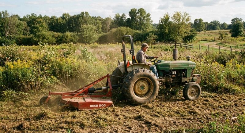 Pasture Bush Hogging in Calvert County, MD