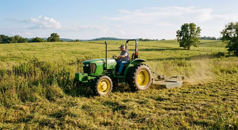 Tractor Mowing in Waldorf, MD